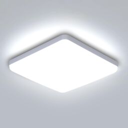 COMELY LED Ceiling Lights, 36 W Square Ultra Slim LED Panel Light, 6500K in White - thumbnail 1