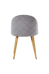Life Interiors 'Lucia Halo' Dining Set with a Table & Chairs Set of 4 in Grey - thumbnail 6
