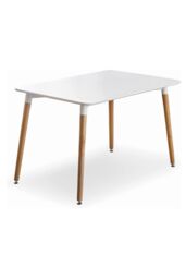 Life Interiors 'Lucia Halo' Dining Set with a Table & Chairs Set of 4 in Grey - thumbnail 3