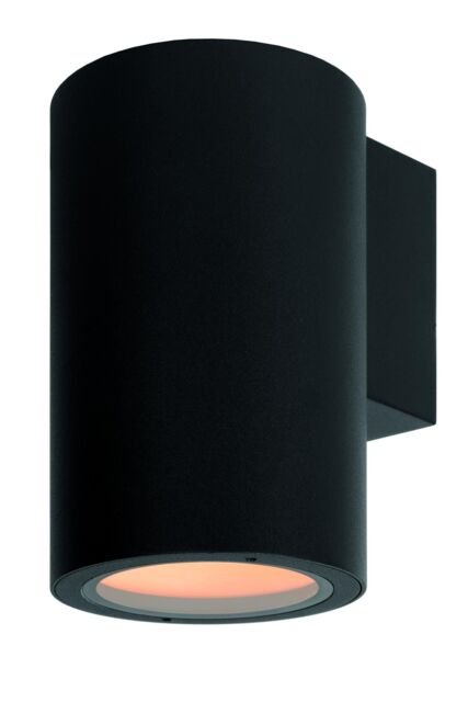 Lucide 'VOLANTIS' Non Dimmable Stylish Outdoor Décor Wall Spotlight 1xE27 in Black - image 1
