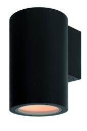 Lucide 'VOLANTIS' Non Dimmable Stylish Outdoor Décor Wall Spotlight 1xE27 in Black - thumbnail 1