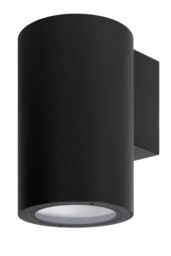 Lucide 'VOLANTIS' Non Dimmable Stylish Outdoor Décor Wall Spotlight 1xE27 in Black - thumbnail 2