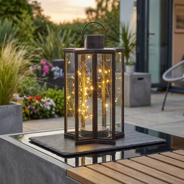 Garden Greatness Bronze Effect Firefly Star Garden Lantern - Size: 1 Pack - image 1