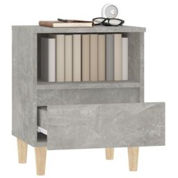Berkfield Home Bedside Cabinets 2 pcs Concrete Grey 40x35x50 cm - Size: 40 x 35 x 50 cm - thumbnail 5
