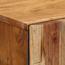 Berkfield Home Highboard 60x33x100 cm Solid Wood Acacia in Brown - Size: 60 x 33 x 100 cm - thumbnail 6