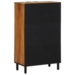 Berkfield Home Highboard 60x33x100 cm Solid Wood Acacia in Brown - Size: 60 x 33 x 100 cm - thumbnail 5