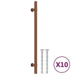 Berkfield Home Cabinet Handles 10 pcs Bronze 224 mm Stainless Steel in Brown - thumbnail 2