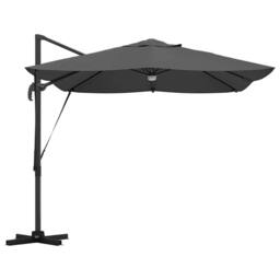 Berkfield Home Cantilever Umbrella - Anthracite Anthracite Polyester Large in Dark Grey - thumbnail 7