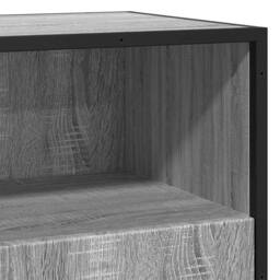 Berkfield Home Sideboard Grey Sonoma 68x35x76 cm Engineered Wood - Size: 68 x 35 x 76 cm - thumbnail 8