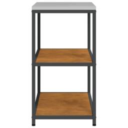 Berkfield Home Kitchen Storage Shelf with Storage Rusty Weathering steel in Brown - thumbnail 8