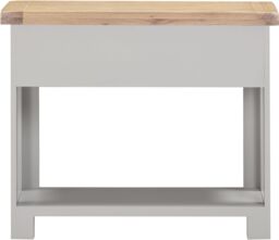 Seconique Windsor 2 Drawer Console Table (Fully Assembled) in Light Grey - thumbnail 6