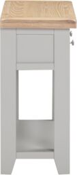 Seconique Windsor 2 Drawer Console Table (Fully Assembled) in Light Grey - thumbnail 5