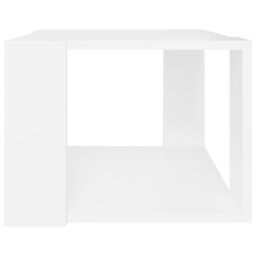 Berkfield Home Coffee Table White 40x40x30 cm Engineered Wood - Size: 40 x 40 x 30 cm - thumbnail 4