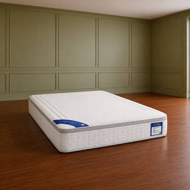 Desire Deco Latex 1500 Pocket Spring Laurel Mattress in White - Size: Double - image 1