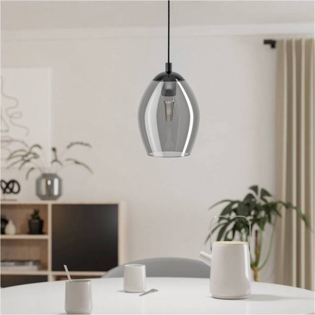 Loops Stylish Nickel-Nero Pendant Light for Indoor - Ideal Ceiling Fixture in Metallics - image 1