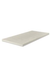 The Foam People Memory Foam Mattress Topper 1 Inch Deep Pressure-Relieving Comfort in White - Size: EU Single - thumbnail 3