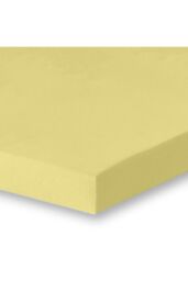 The Foam People Memory Foam Mattress Topper 1 Inch Deep Pressure-Relieving Comfort in White - Size: EU Single - thumbnail 4
