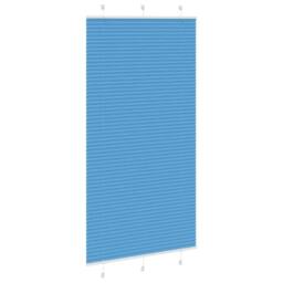 Berkfield Home Pleated Blind Blue 105x200 cm Fabric Width 104.4 cm Polyester