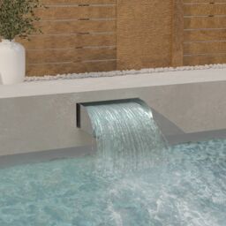 Berkfield Home Waterfall 45x34x14 cm Stainless Steel 304 in Silver - Size: 45 x 34 x 14 cm - thumbnail 1