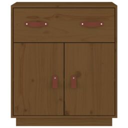 Berkfield Home Sideboard Honey Brown 65.5x40x75 cm Solid Wood Pine - thumbnail 3
