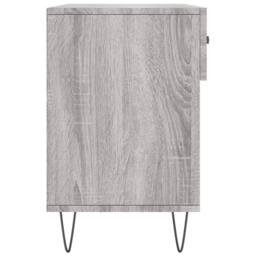 Berkfield Home Shoe Bench Grey Sonoma 102x35x55 cm Engineered Wood - Size: 102 x 35 x 55 cm - thumbnail 7