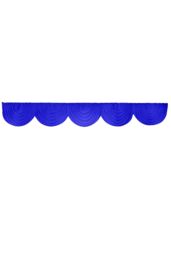 Neel Blue Swag Curtain Panel Ice Silk Detachable Swag Backdrop, 2 Metre in Blue - thumbnail 3