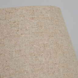 Lighting Collection Linen Tapered Shade 20Cm Natural Lamp Shade - thumbnail 4