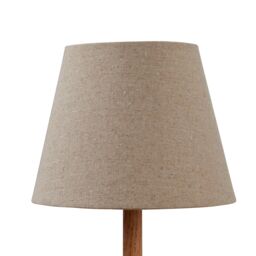 Lighting Collection Linen Tapered Shade 20Cm Natural Lamp Shade - thumbnail 3