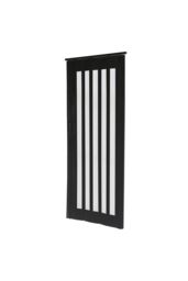 Living and Home PVC Accordion Folding Door in Black - thumbnail 5