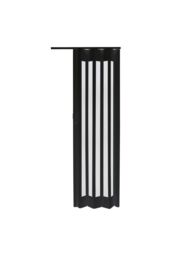 Living and Home PVC Accordion Folding Door in Black - thumbnail 4
