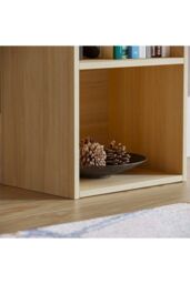 Home Discount Vida Designs Oxford 5 Tier Cube Bookcase Space-saving Storage in Light Oak - thumbnail 5