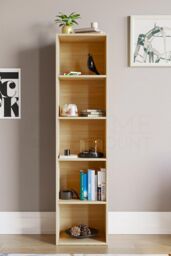 Home Discount Vida Designs Oxford 5 Tier Cube Bookcase Space-saving Storage in Light Oak - thumbnail 3