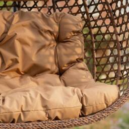 Rosewood & Stone Home Saltram - Single Egg Chair in Brown on Brown - Size: 1 Seater - thumbnail 2