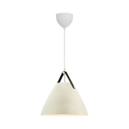 Nordlux Modern Indoor Pendant Light Sand Metal E27 Brown & Black Strap - Mains Powered, IP20 in Light Beige - thumbnail 2