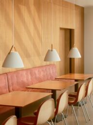 Nordlux Modern Indoor Pendant Light Sand Metal E27 Brown & Black Strap - Mains Powered, IP20 in Light Beige - thumbnail 8