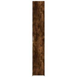 Berkfield Home Highboard Smoked Oak 30x42.5x185 cm Engineered Wood in Brown - thumbnail 4