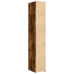 Berkfield Home Highboard Smoked Oak 30x42.5x185 cm Engineered Wood in Brown - thumbnail 6