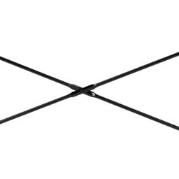 Levede Office Computer Gaming Desk Steel Frame for Sturdy PC Laptop in Black - thumbnail 6