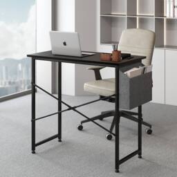 Levede Office Computer Gaming Desk Steel Frame for Sturdy PC Laptop in Black - thumbnail 2