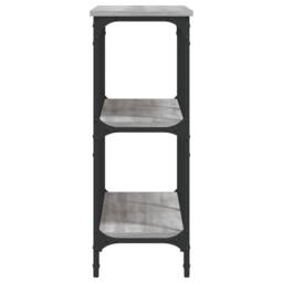 Berkfield Home Decorative Console Table Grey Sonoma 100x29x75 cm Engineered Wood - Size: 100 x 29 x 75 cm - thumbnail 5