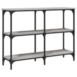 Berkfield Home Decorative Console Table Grey Sonoma 100x29x75 cm Engineered Wood - Size: 100 x 29 x 75 cm - thumbnail 6