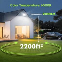 SPETLEK 150W LED Floodlight Outdoor Garden Security Lamp Cold White in Grey - thumbnail 8
