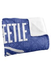 Blue Beetle (2023) Blanket, 152x127 cm Circuit Beetle Logo Silky Touch Super Soft Throw Blanket in White - thumbnail 3
