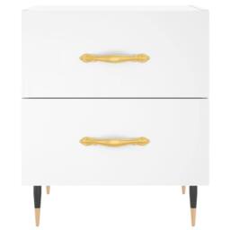 Berkfield Home Bedside Cabinets 2 pcs White 40x35x47.5 cm Engineered Wood - thumbnail 6