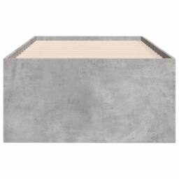 Berkfield Home Versatile Daybed w/Drawers Frame Concrete Grey 75x190 cm Small Single - thumbnail 5
