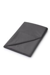 Helena Springfield 'Plain Dye' Polycotton Flat Sheet in Charcoal - Size: Double Flat - thumbnail 1