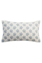 Soak&Sleep Reversible Floral Print Cushion Cover in Dark Blue - thumbnail 3