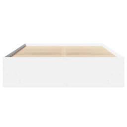 Berkfield Home Bed Frame without Mattress White 140x200 cm Engineered Wood - thumbnail 5