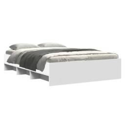 Berkfield Home Bed Frame without Mattress White 140x200 cm Engineered Wood - thumbnail 3