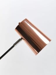 Orsina Contemporary Copper Table Lamp, Durable & Reliable Bedside Table Light, Versatile Modern Table Lamp in Rose Gold - thumbnail 4